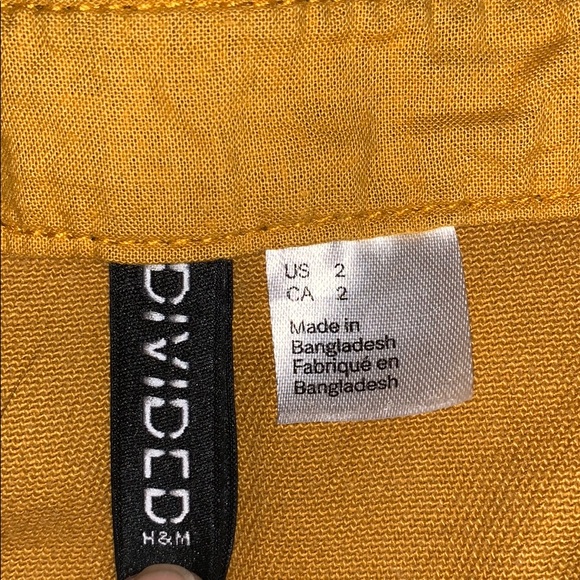 H&M Divided women’s denim front button dress - Picture 7 of 8